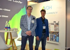 Michel Betzold and Joost Edens of VDH Watertechnologie.                        